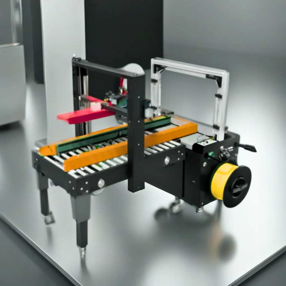 Vishpack PW553SB Plus Auto Strapping And Sealing Machine