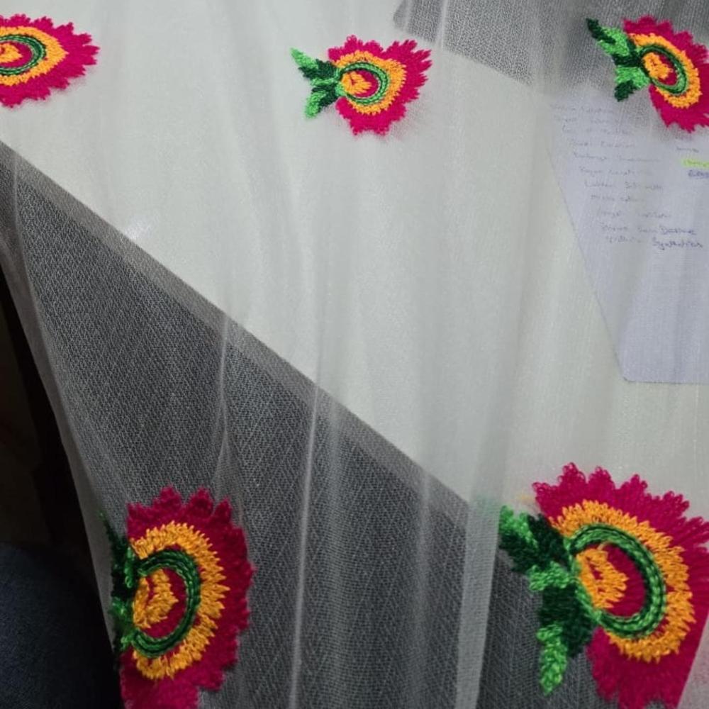 Premium Galaxy Work Decorative Fabric