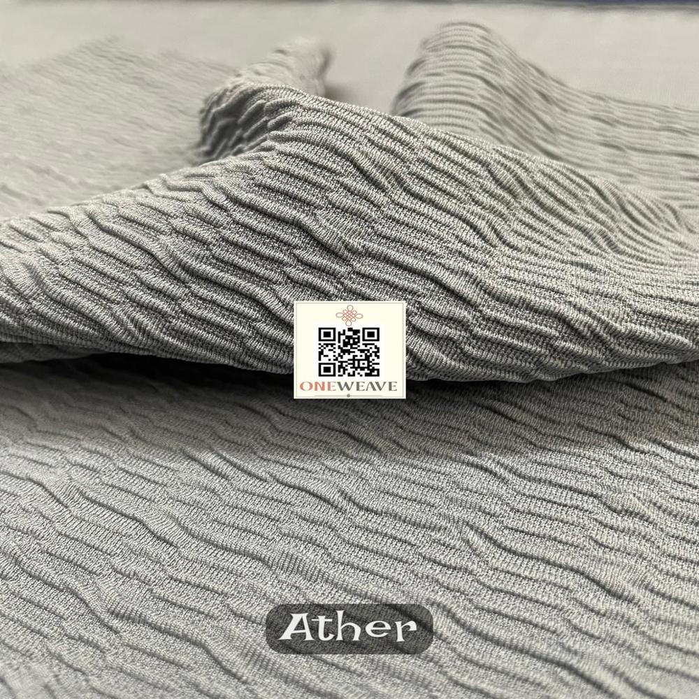 Ather Polyester Lycra Fabric - 180-220gsm, 58-60 Inches, Multiple Colors | Stretchable, Durable, Moisture-wicking, Wrinkle Resistant