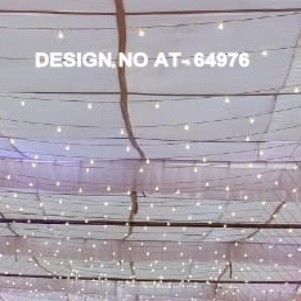 White Colored Mandap Ceiling Decoration