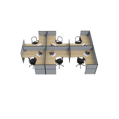 Shush30 6 Person Workstation