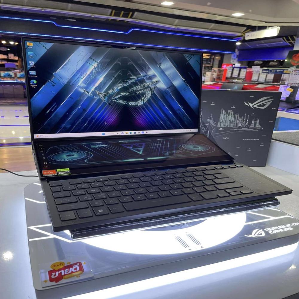 ASUS ROG Zephyrus Duo 16 Dual Screen Laptop, 16 AMD Ryzen 9 7945HX, 16GB RTX 4090, Gaming Laptop