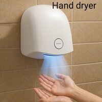 Electric Hand Dryer - Color: White