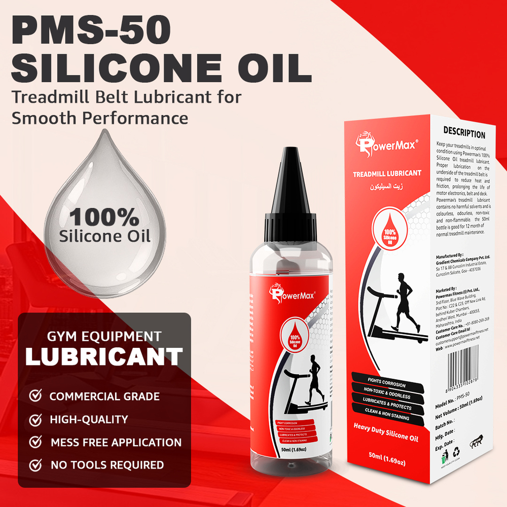PMS-50 Silicone oil - Treadmill Belt Lubricant (50ml)