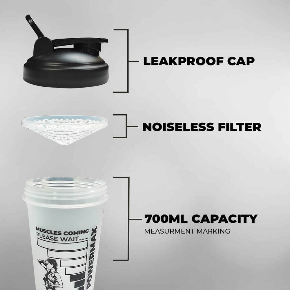 PSB-7-W (700ml) Protein Shaker Bottle