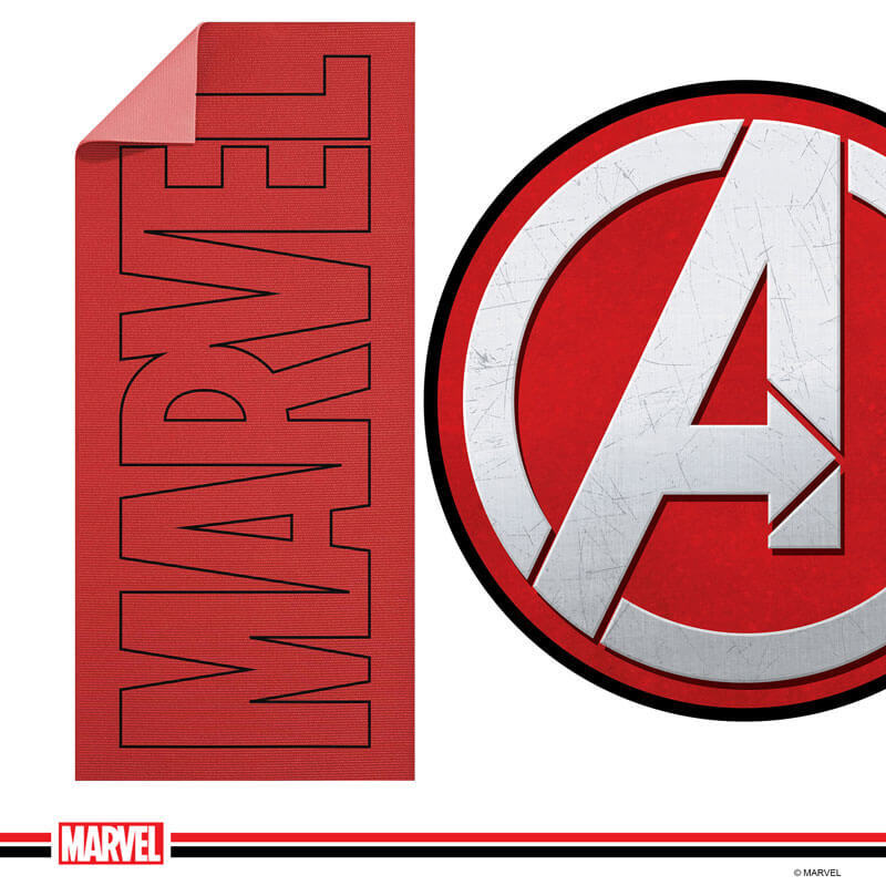 YP6-1.1 Marvel PVC Yoga mat with Bag for Gym Workout