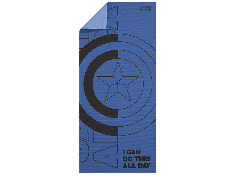 YP6-1.2 Captain America PVC Yoga mat with Bag for Gym Workout