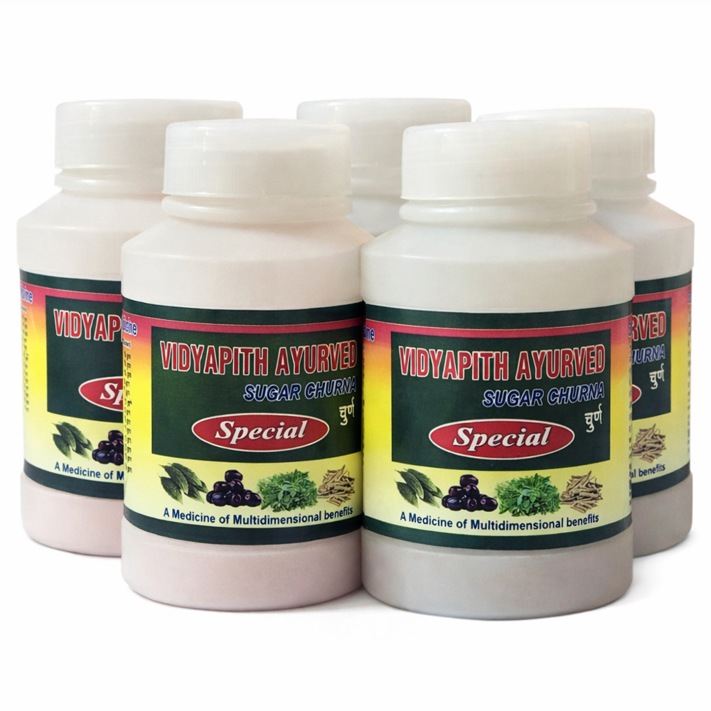 VIDYAPITH AYURVEDA SUGAR SPECIAL CHURNA 5 BOX