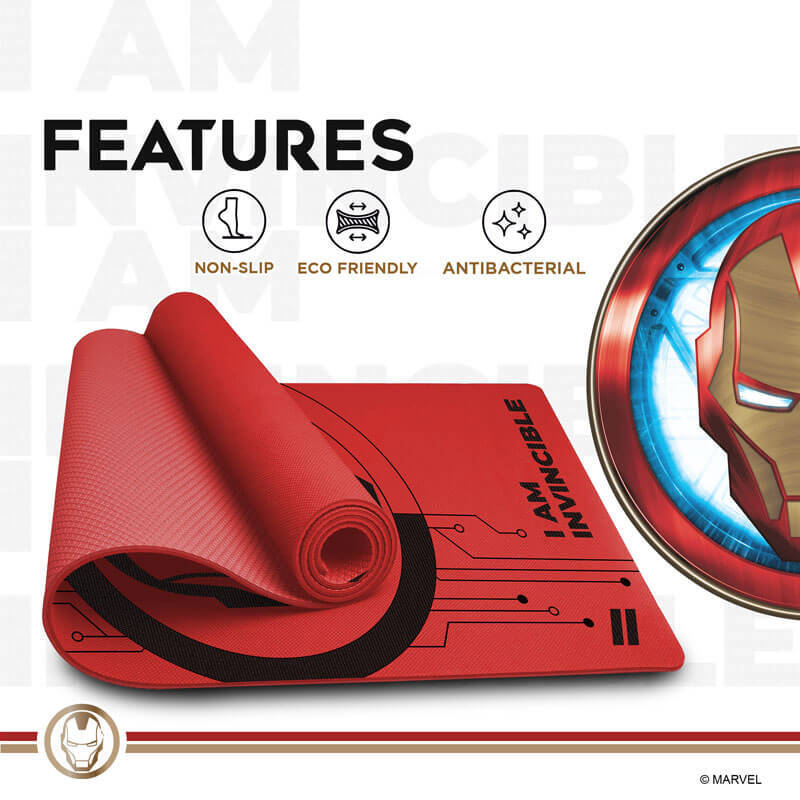 YP6-1.3 Ironman PVC Yoga mat with Bag for Gym Workout