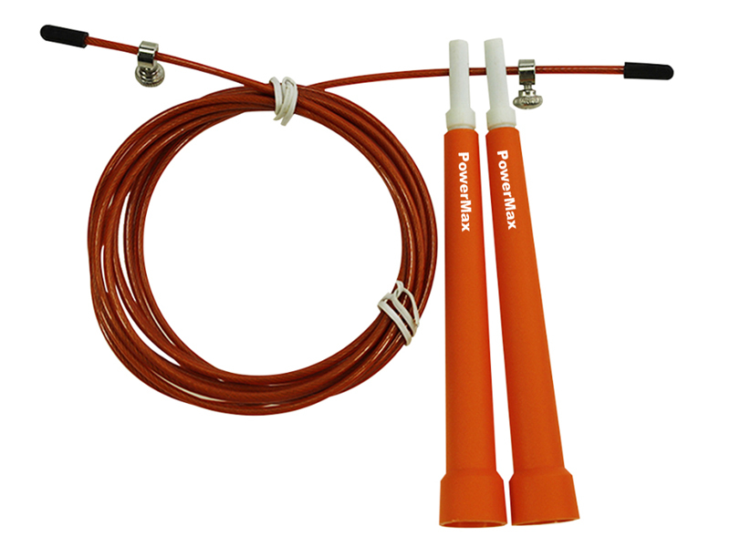 JP-2 (Orange) Exercise Speed Jump Rope With Adjustable Cable
