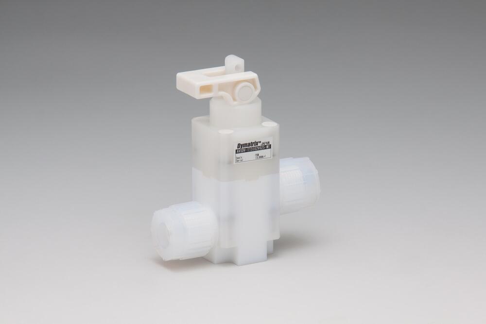 AVSDVC-T PFA-PTFE Two-Way Valve - Full PFA Lining, DN15-DN50, Translucent White | ASME B16.34, Bubble-Tight Class VI, Double O-Ring PTFE Seals
