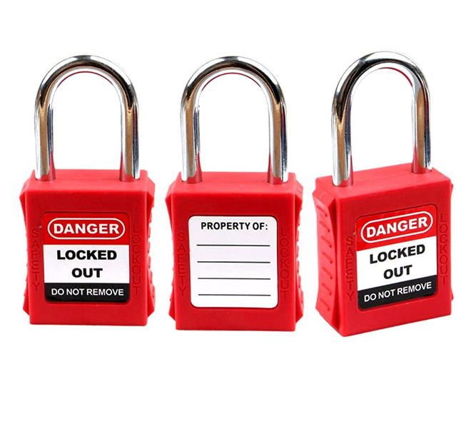 Steel Locked Out Safety Padlock