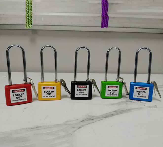 Locked Safety Padlock