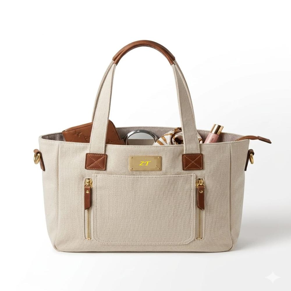 CANVAS LADIES HAND BAG 