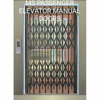 Manual Door Ms Passenger Elevator