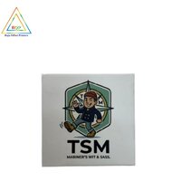 Mdf Coaster - Mdf Tags, Recyclable Mdf 3-4 Inches, Multicolor, Custom Digital Printing, Laminated Finish, Heat Resistant Up To 80c