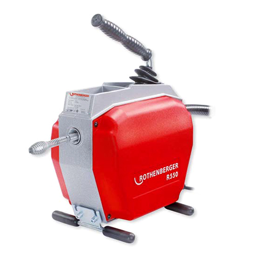 R 550 Drain Cleaning Machine - Color: Red
