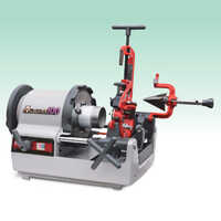 Beaver 100 Type E Pipe Threading Machine - Color: Red & Grey