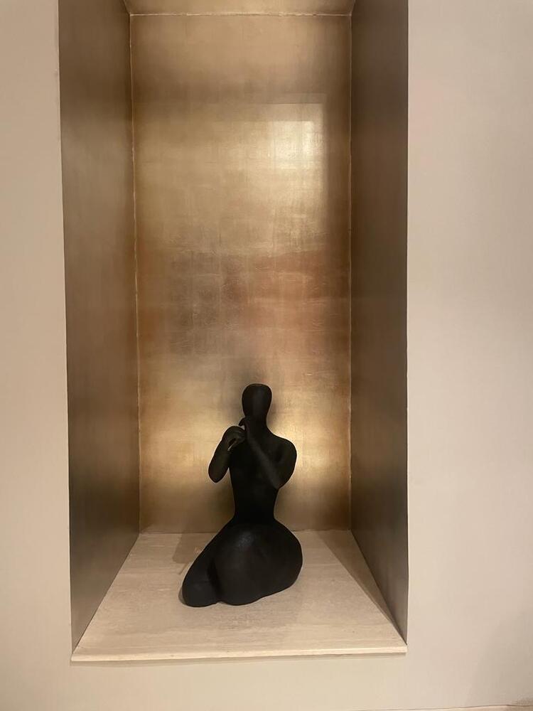 Black Human Sculpture