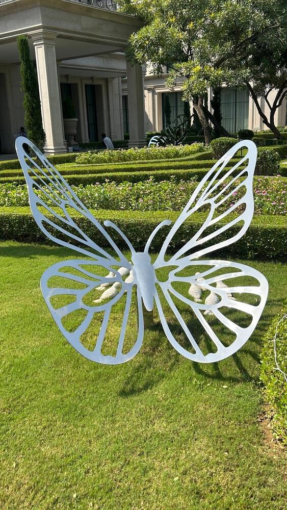 Stainless Steel Butterfly Sculpture