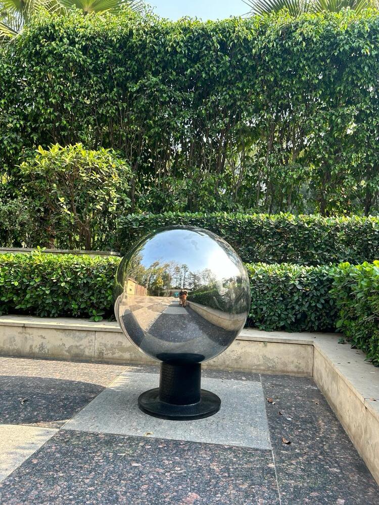 Stainless Steel Ball Sculpture