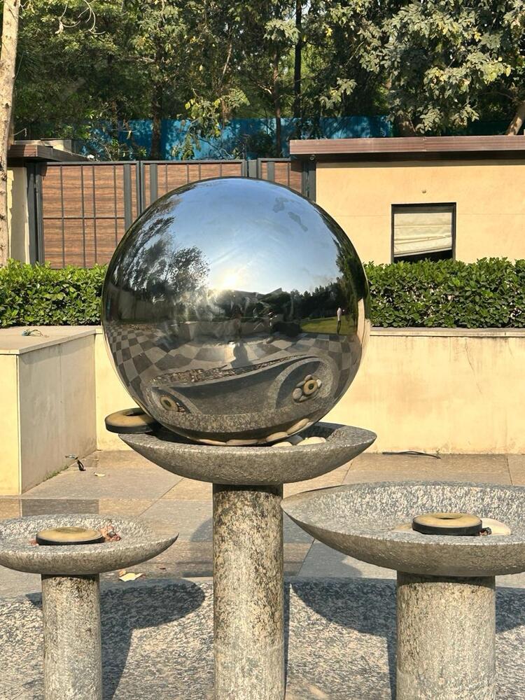 Stainless Steel Ball Sculpture