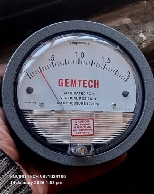GEMTECH Differential Pressure Gauge NEAR Shlok Pushkar Mahadev Industrial Estate Vatva Ahmedabad
