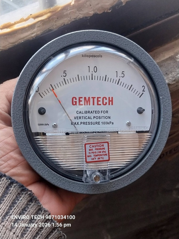 GEMTECH Differential Pressure Gauge NEAR Shlok Pushkar Mahadev Industrial Estate Vatva Ahmedabad