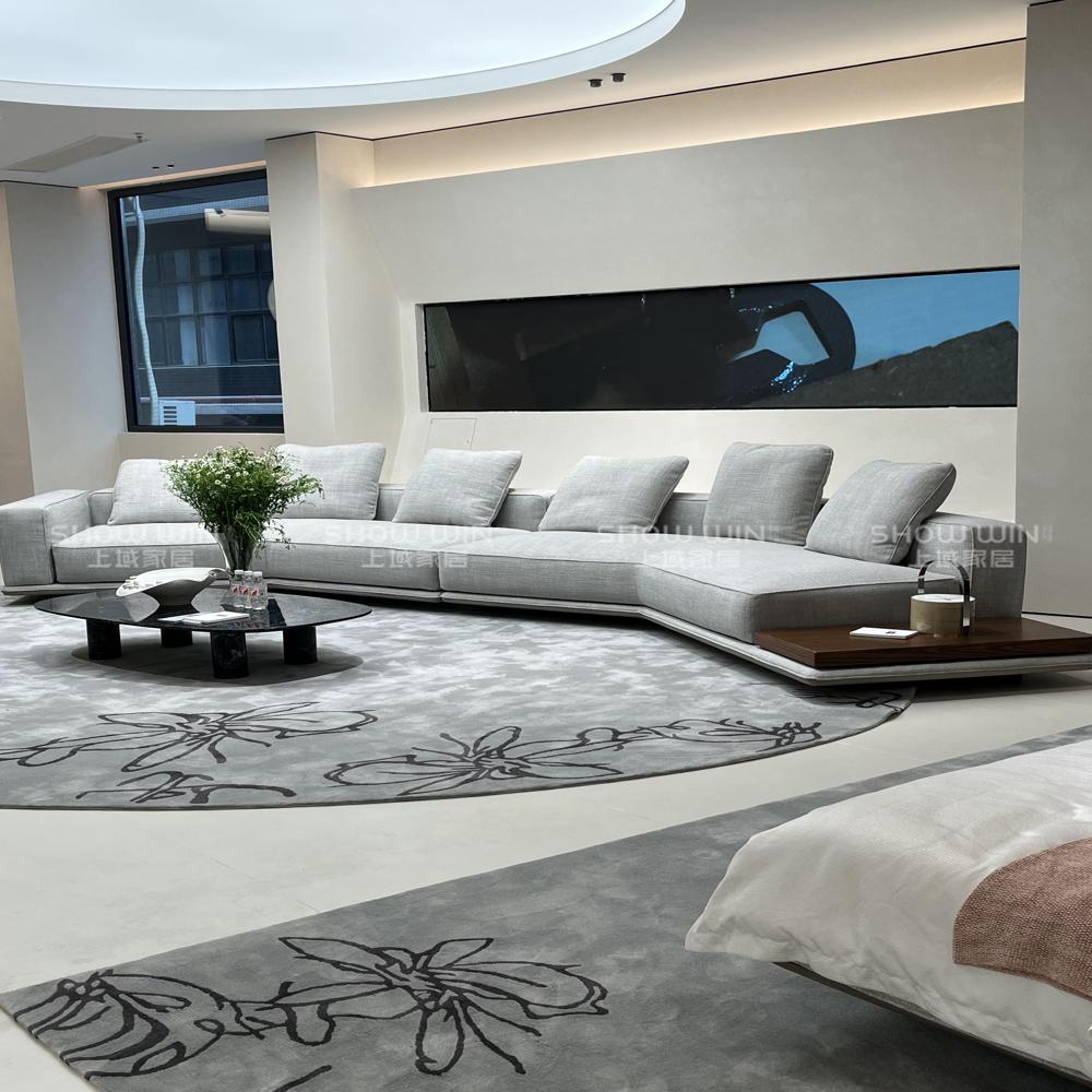 Luxury Horizon Design Fabric Sofa Set Living Room Furniture