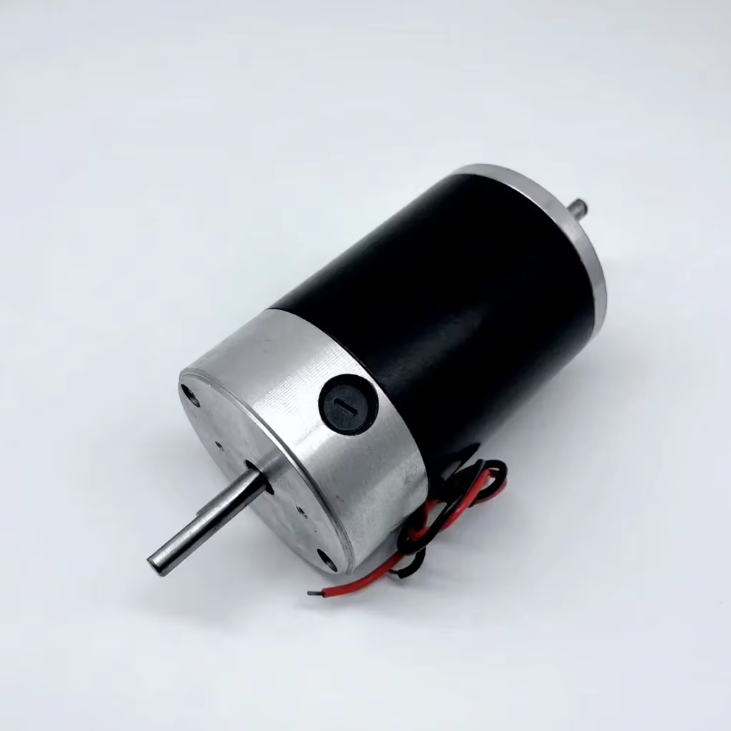 Sino-pan Zyt77-120 (external) Dual-output Shaft Dc Brushed Motor Ccc Certification 36v Customizable For Customer - Color: Black