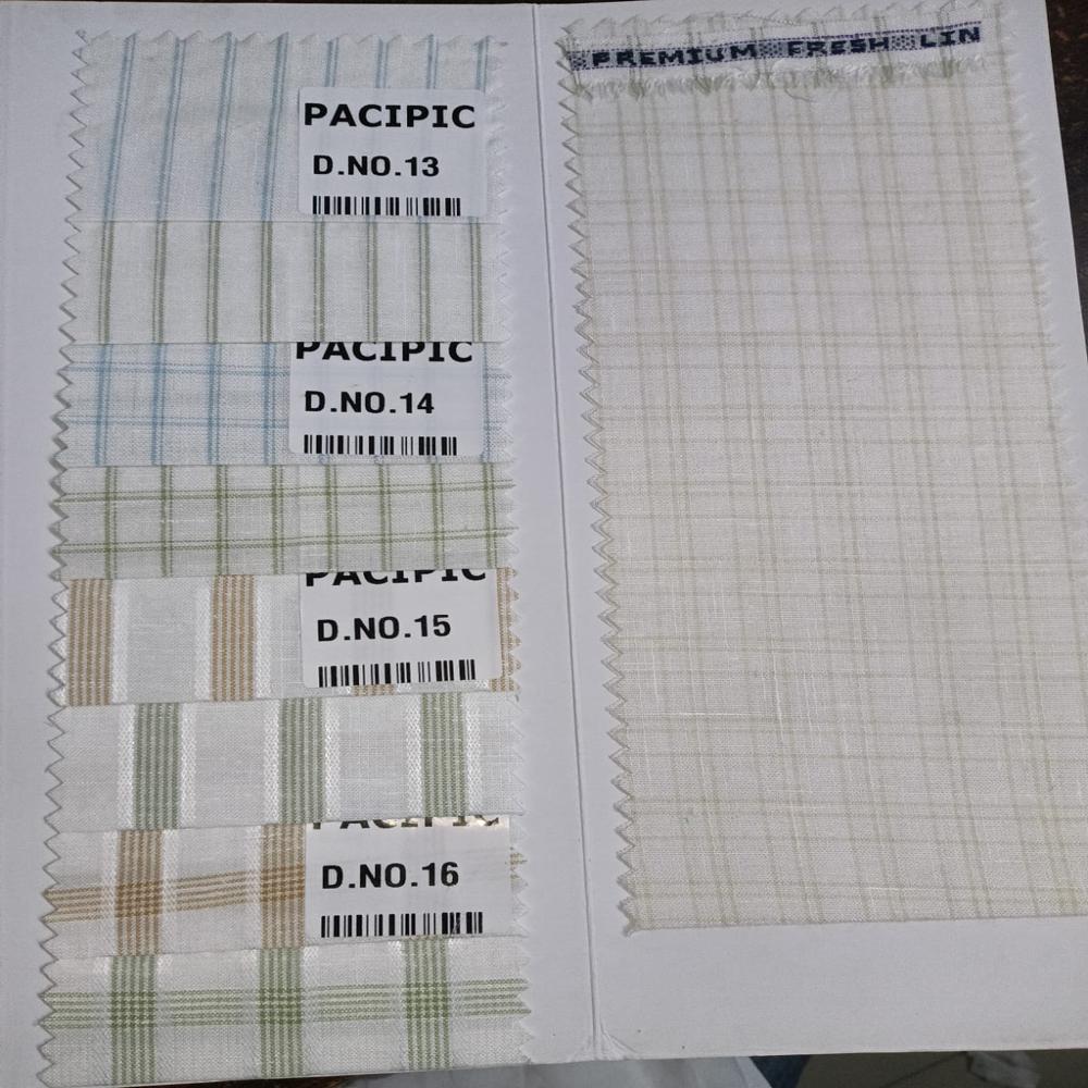 PACIPIC LINEN LOOK STRIPE FABRIC