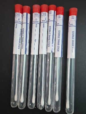 Swab stick with tube