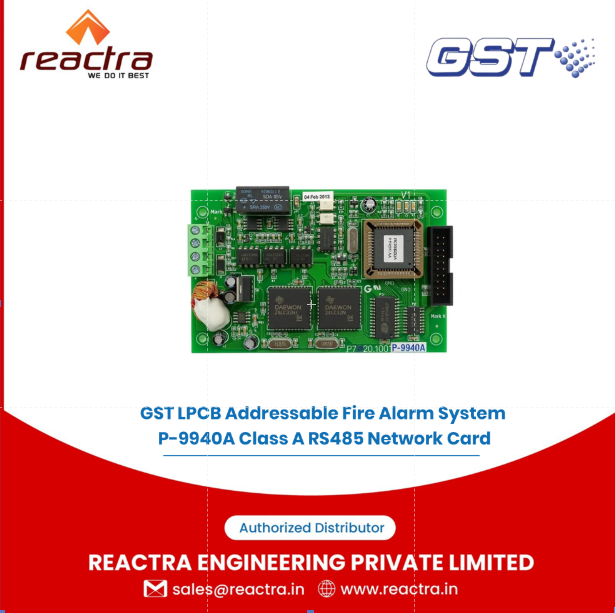 GST LPCB Addressable Fire Alarm System P-9940A Class A RS485 Network Card