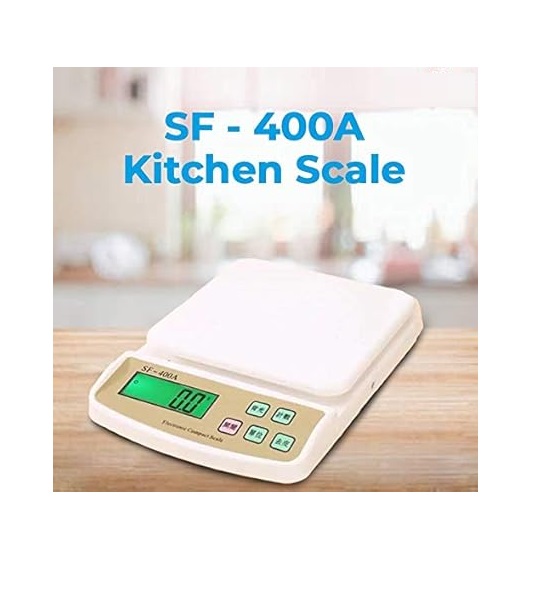 True Sense Multipurpose Digital Kitchen Weighing Scale Capacity 10 Kg, SF-400A