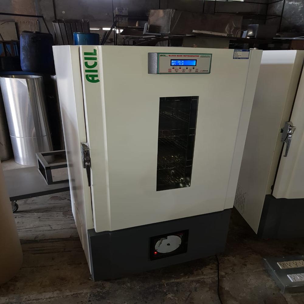 Aicil Mild Steel Blood Bank Refrigerator