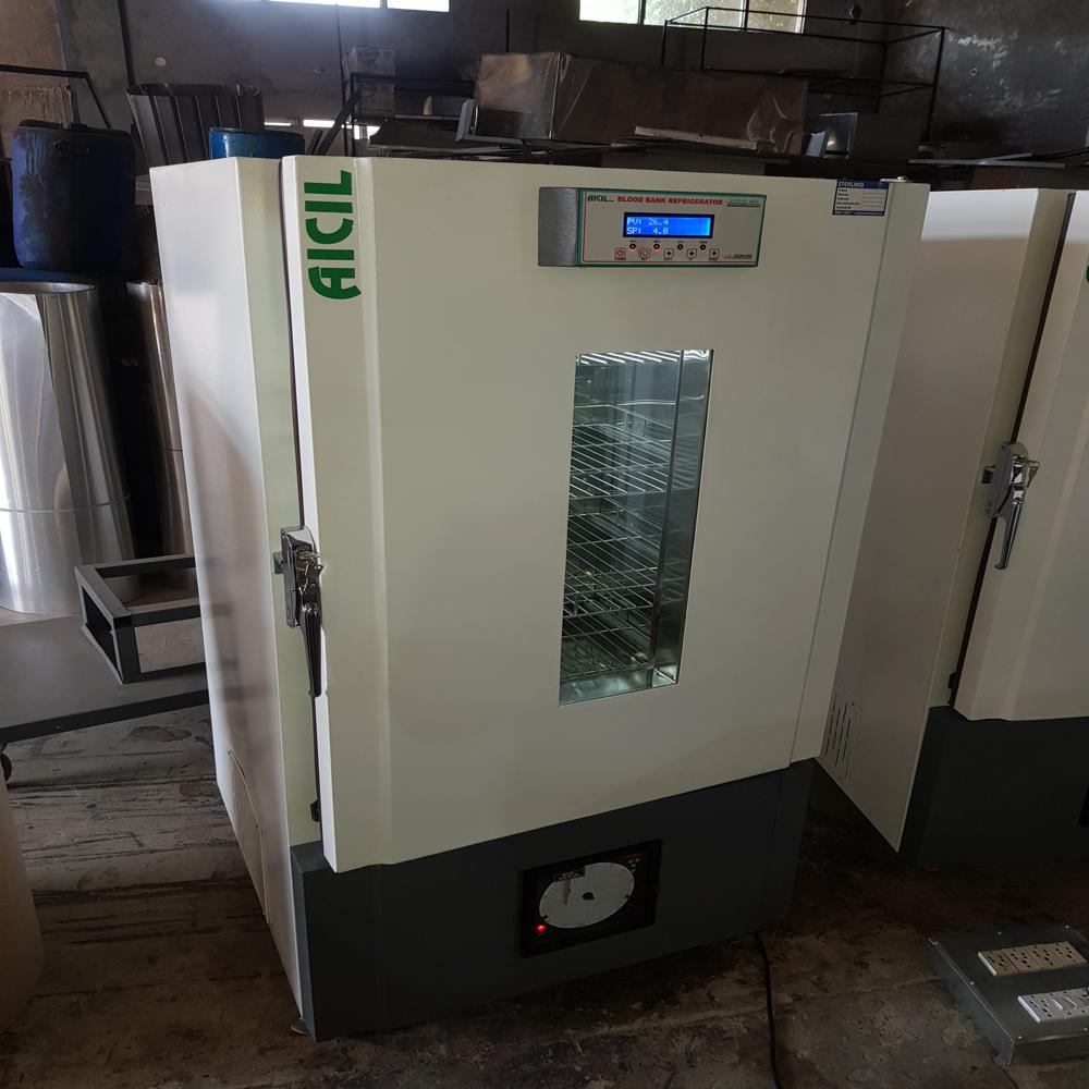 Aicil Mild Steel Blood Bank Refrigerator