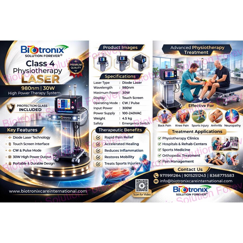 Economical Model Class IV Laser Therapy Device for Pain Treatment Clinics