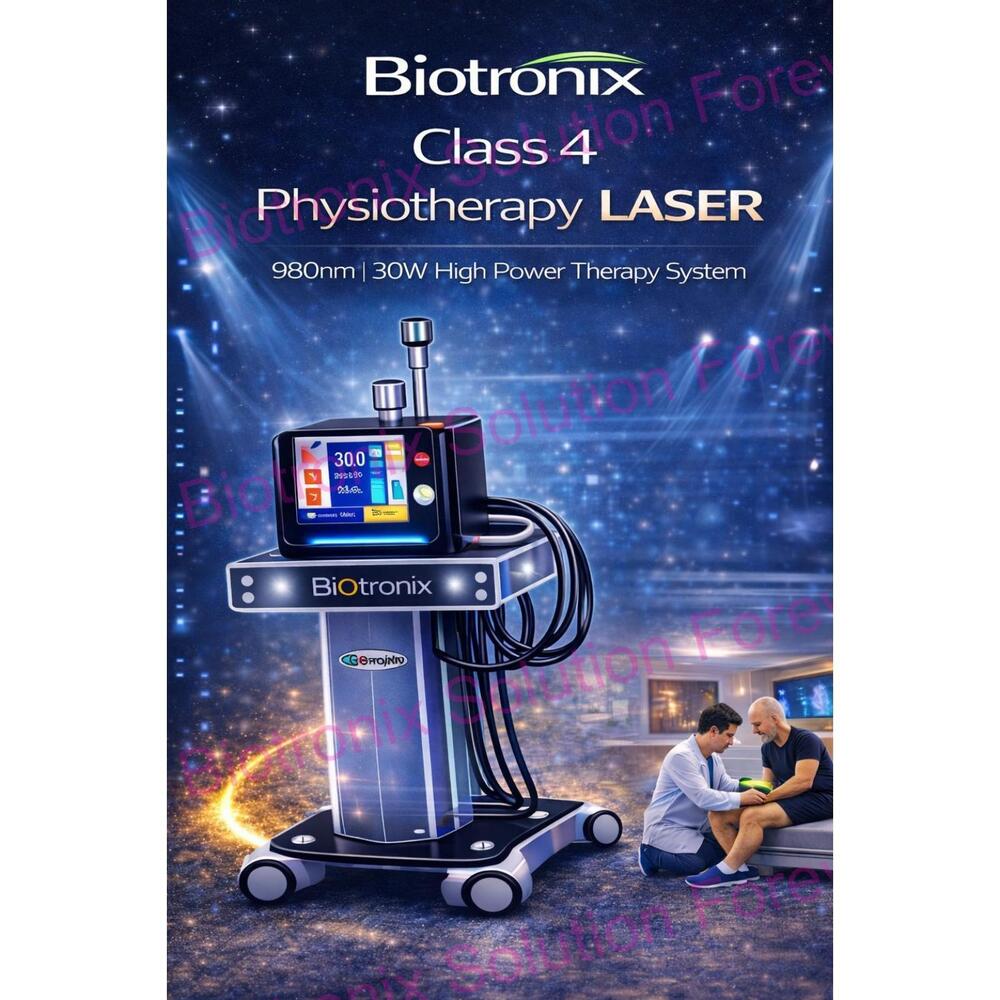 High Intensity Class 4 Laser Physiotherapy Device for Orthopedic Rehabilitation
