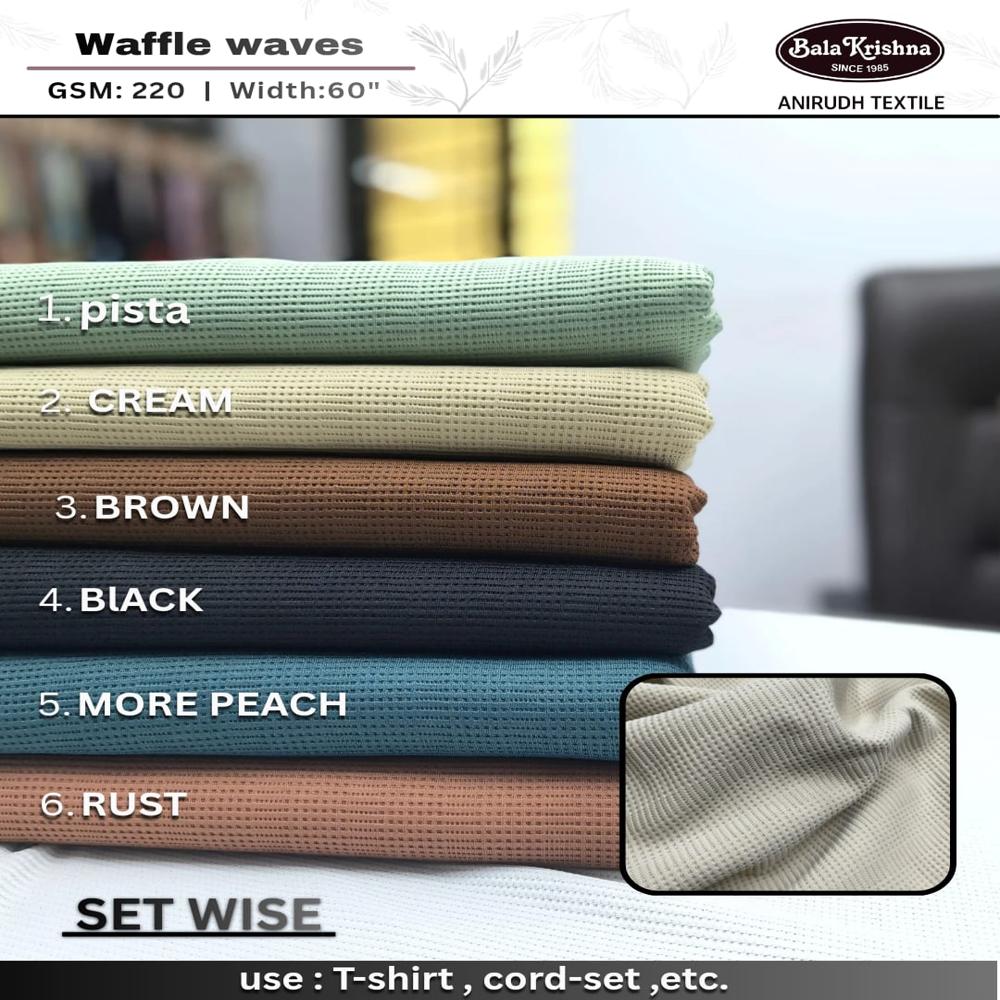 Waffle Waves - Application: Garments