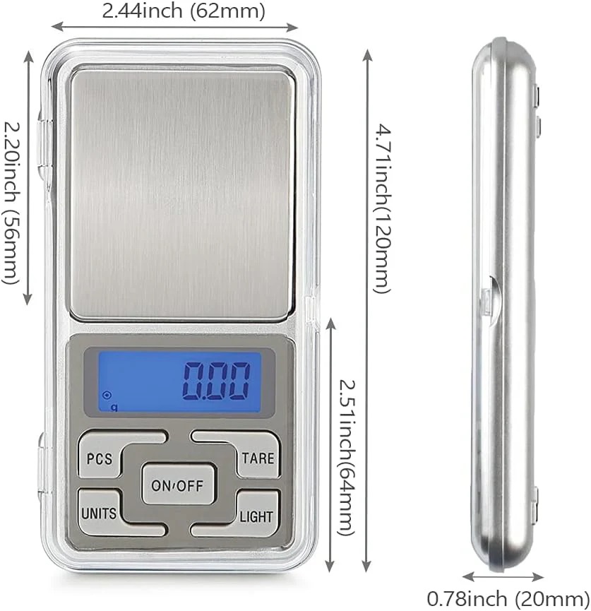 True Sense Digital Pocket Scale 0.1 Grams To 200 Grams Jewellery Scale, MH-200
