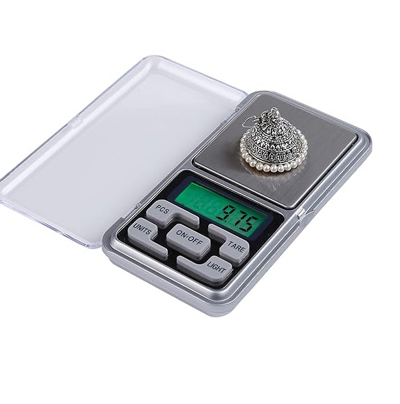 True Sense Digital Pocket Scale For Jewelry Gems School Office Kitchen Factory 0.1 Grams To 500 Grams, MH-500