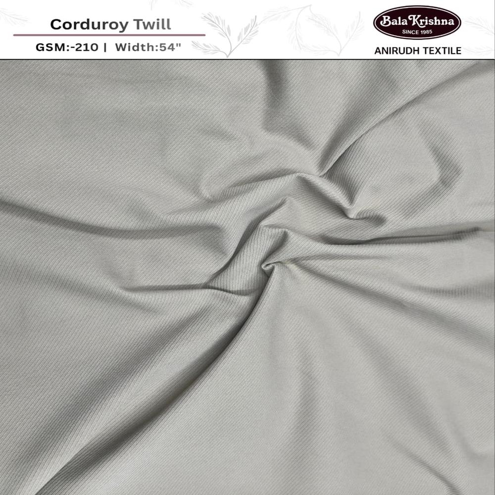 Corduroy Twill - Application: Garments