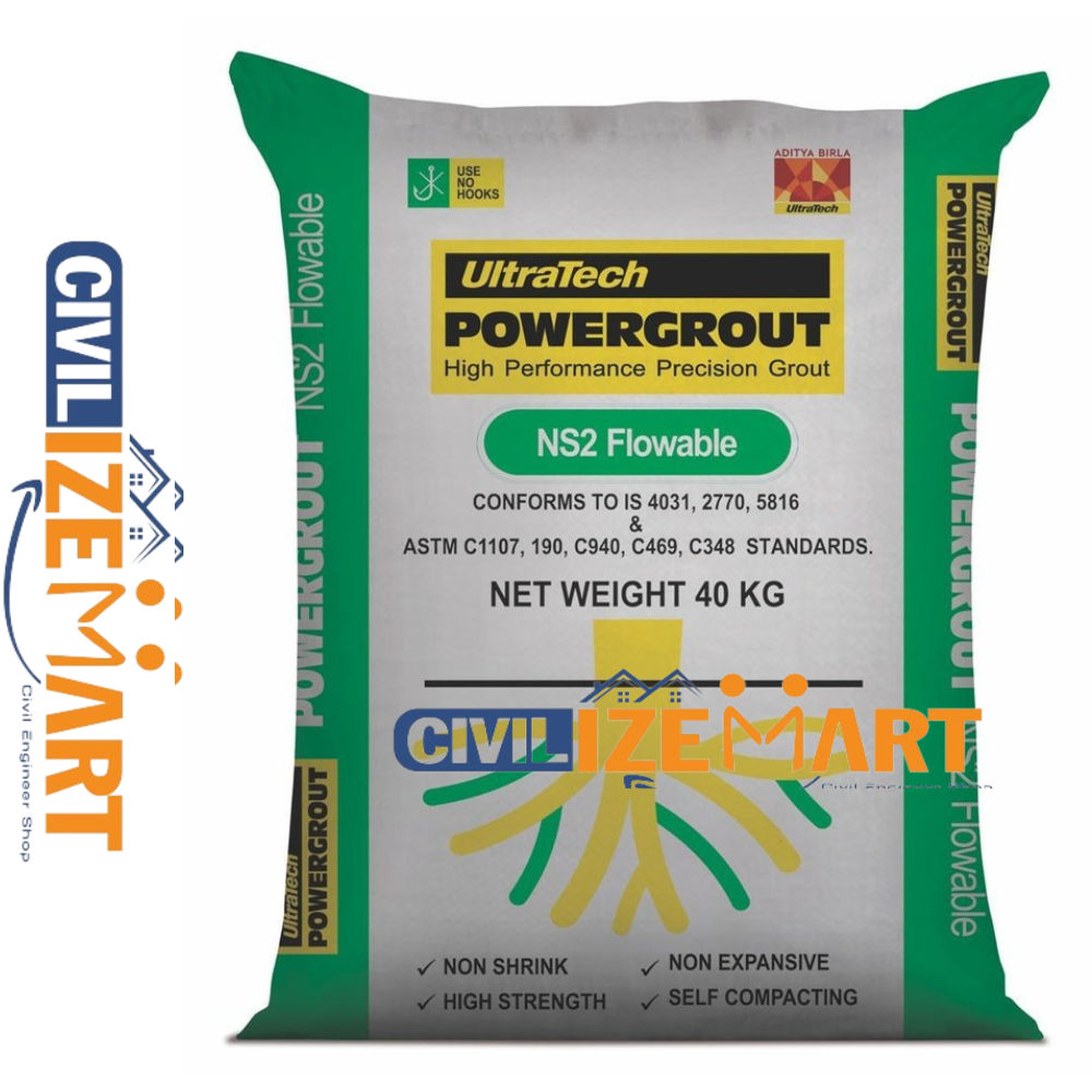 Ultratech Powergrout Ns 2 Floable Tile Adhesive - Color: Usually White Or Grey