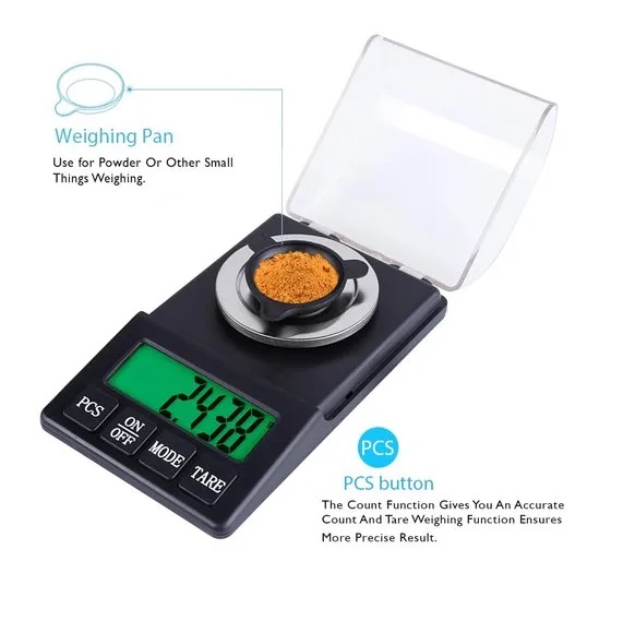 True Sense Professional Digital Gold Silver Gems Jewelry Scale Capacity 0.001g - 60g, KW-3018