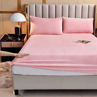 Full Size Velvet Fitted Bed Sheet