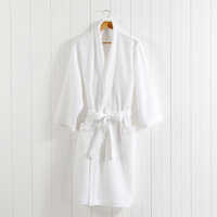 Pure Cotton Waffle Bathrobe