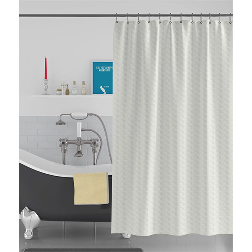 White Shower Curtain