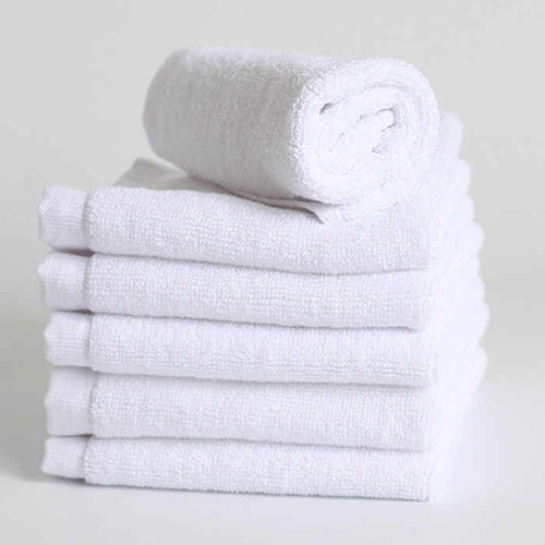 Terry White Cotton Towel