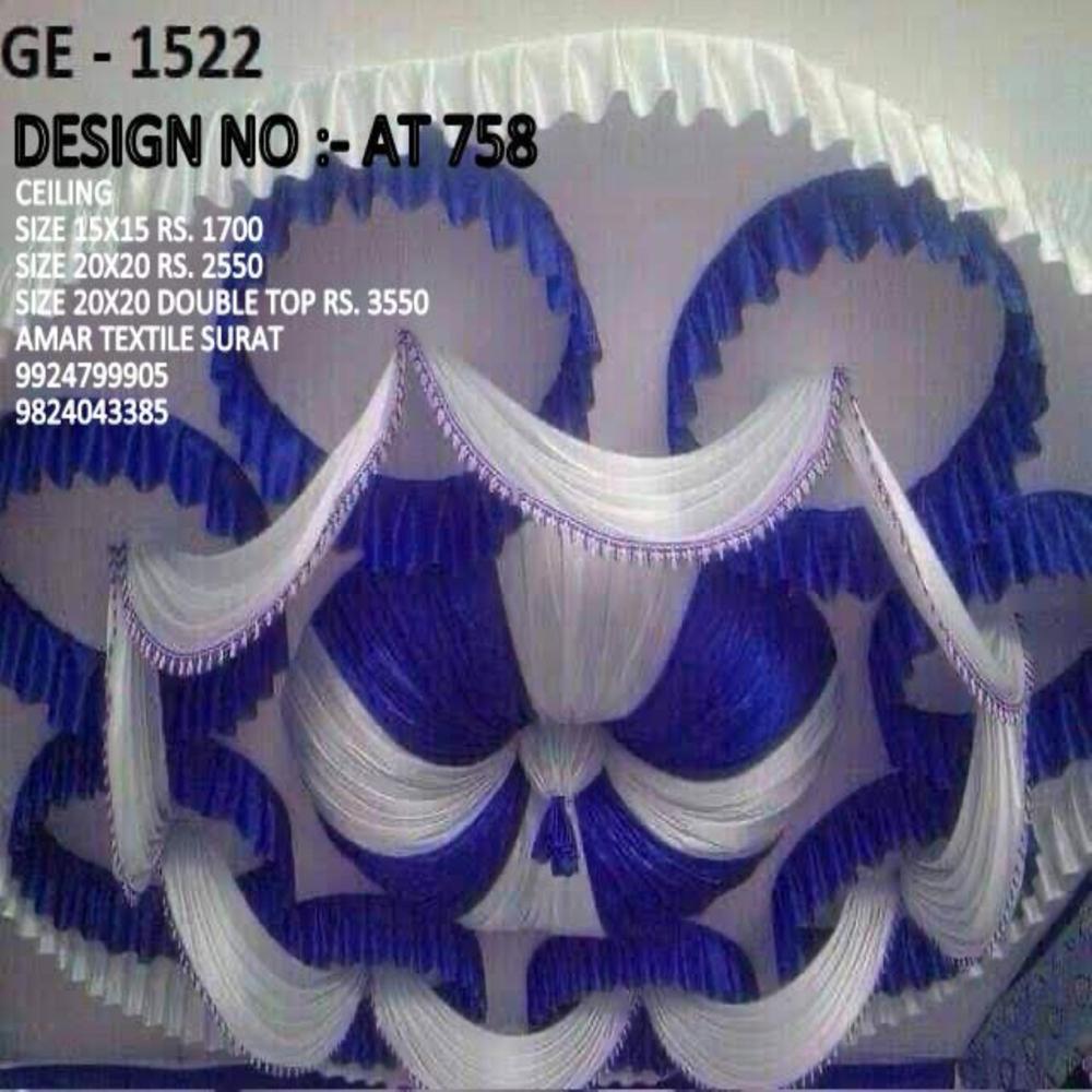 Designed Mandap Ceiling Decoration - Attributes: Washable