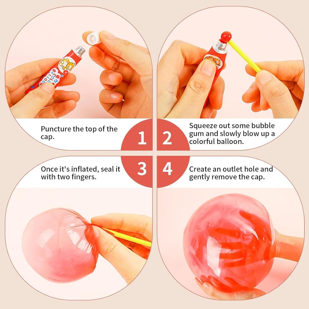 Bubble Making Glue Balloon  1 Pc Fun Activity Tube